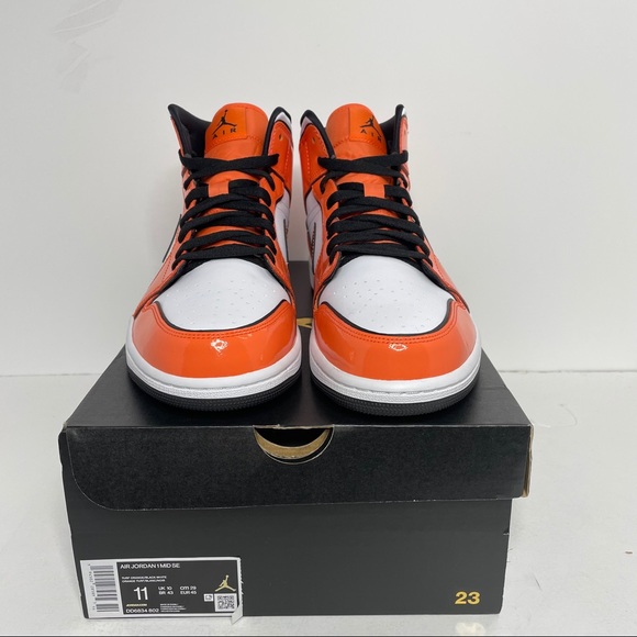 Nike Air Jordan 1 Retro Mid SE Turf Orange NEW - Picture 2 of 7